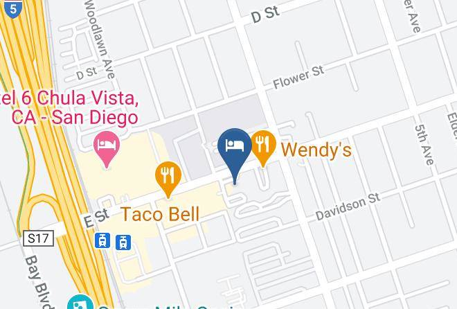 Holiday Inn Express San Diego South Chula Vista Map