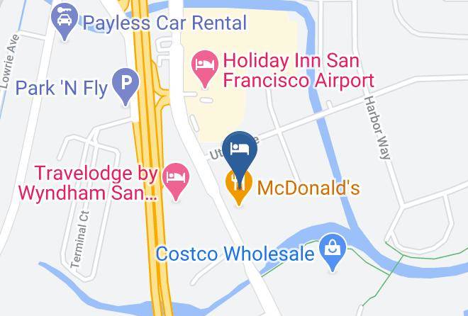 San Mateo - Holiday Inn Express San Francisco Airport North Maps