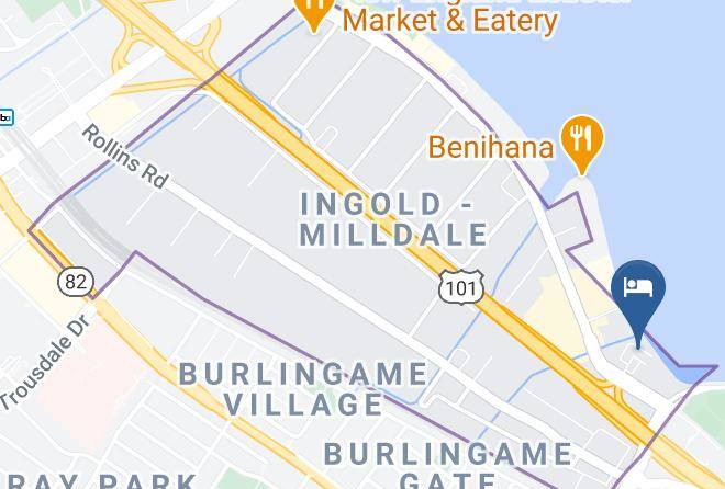 San Mateo - Holiday Inn Express San Francisco Airport South Maps