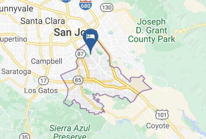 Santa Clara - Holiday Inn Express San Jose Central City Maps