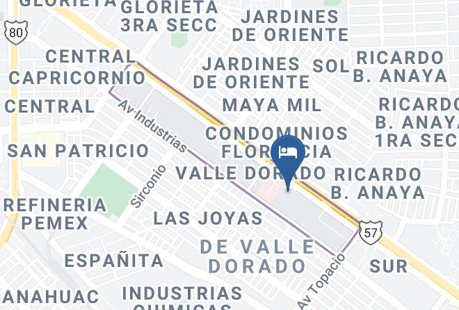 San Luis Potosi Valle Dorado 6 - Holiday Inn Express San Luis Potosi Maps