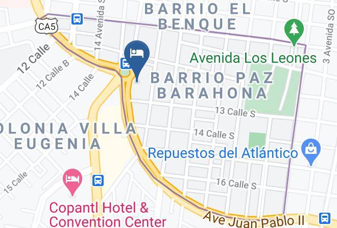 San Pedro Sula - Intercity Hotel San Pedro Sula Maps