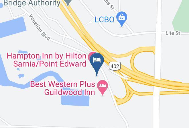Lambton - Holiday Inn Express Sarnia Point Edward Maps