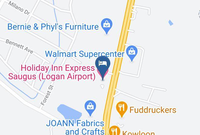 Essex - Holiday Inn Express Saugus Maps