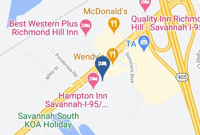 Bryan - Holiday Inn Express Savannah S I95 Richmond Hill Maps