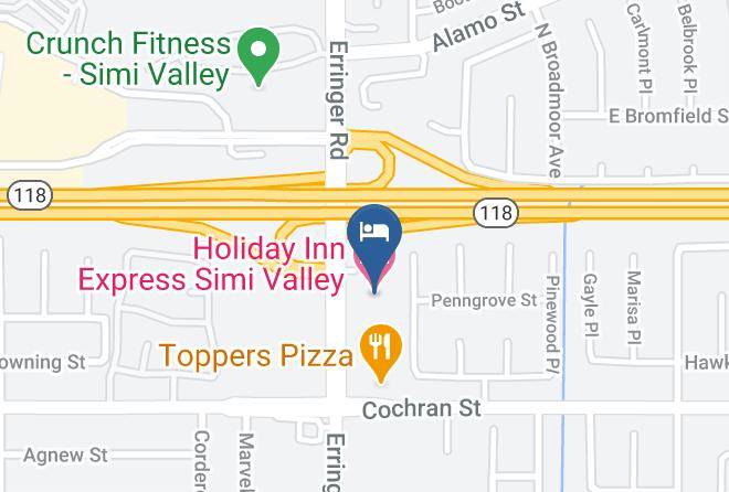 Ventura - Holiday Inn Express Simi Valley Maps
