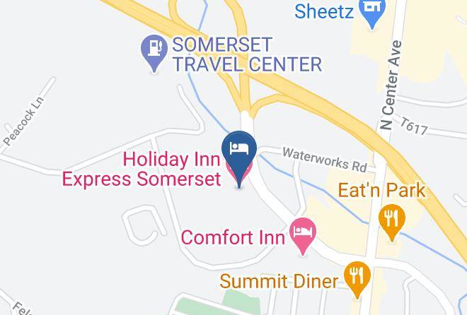 Somerset - Holiday Inn Express Somerset Central Maps