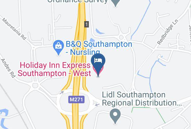 Hants - Holiday Inn Express Southampton West Maps