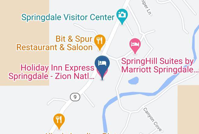 Washington - Holiday Inn Express Springdale Zion Natl Park Area Maps