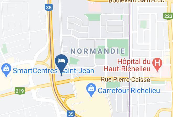 Le Haut Richelieu Regional County Municipality - Holiday Inn Express St Jean Sur Richelieu Maps