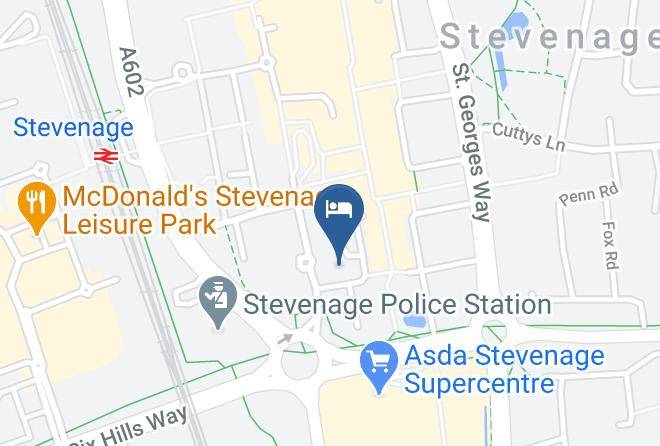Holiday Inn Express Stevenage Map