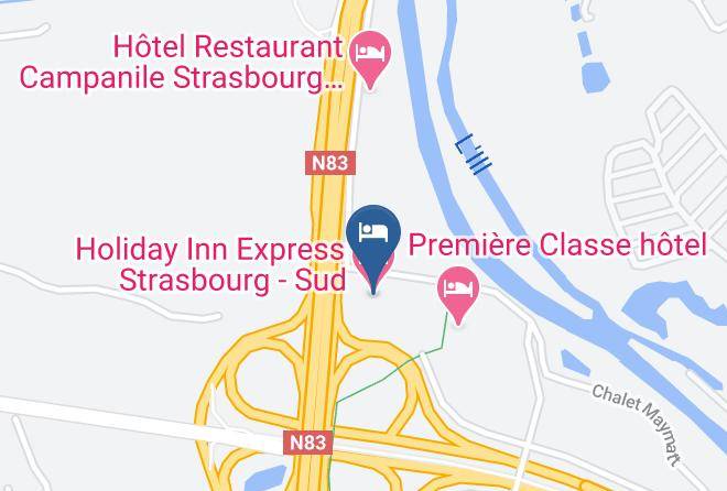 Bas Rhin - Holiday Inn Express Strasbourg Sud Maps