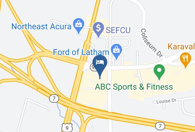Holiday Inn Express & Suites Albany Airport Area Latham Map