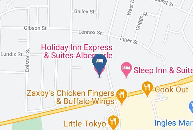 Stanly - Holiday Inn Express & Suites Albemarle Maps