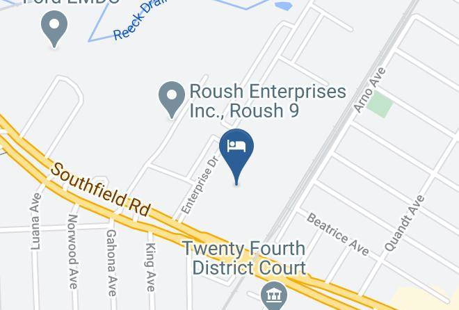 Holiday Inn Express & Suites Allen Park Map