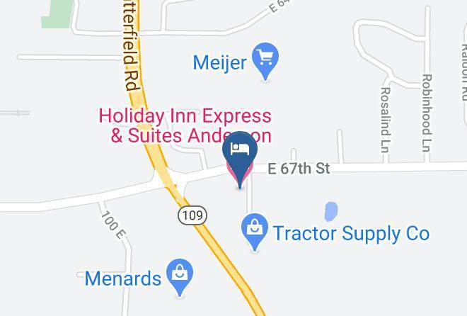 Madison - Holiday Inn Express & Suites Anderson Maps