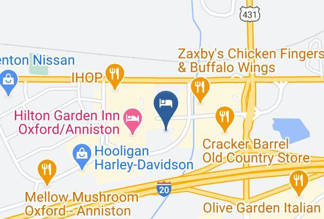 Calhoun - Holiday Inn Express & Suites Anniston Oxford Maps