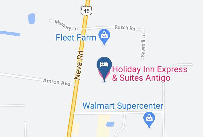 Langlade - Holiday Inn Express & Suites Antigo Maps