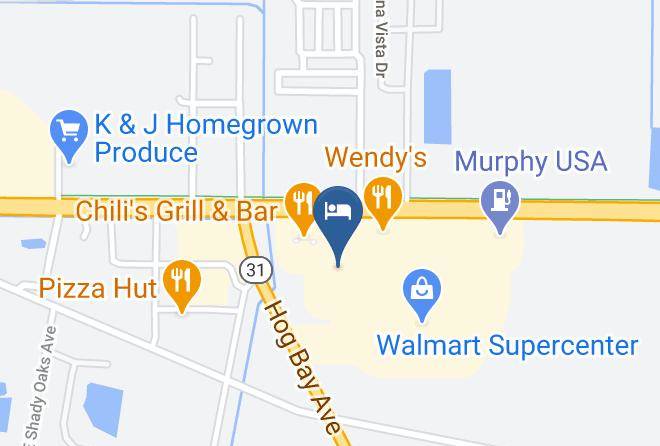 Holiday Inn Express & Suites Arcadia Map