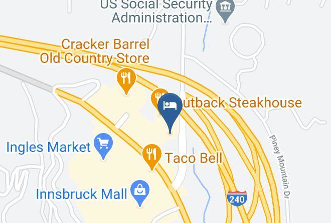 Buncombe - Holiday Inn Express & Suites Asheville Downtown Maps