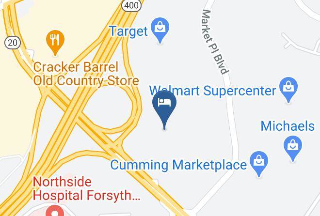 Holiday Inn Express & Suites Atlanta Cumming Map