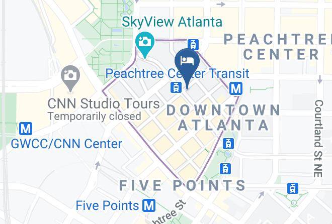 Fulton - Holiday Inn Express & Suites Atlanta Downtown Maps