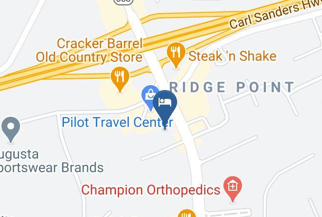 Columbia - Holiday Inn Express & Suites Augusta West Ft Gordon Area Maps