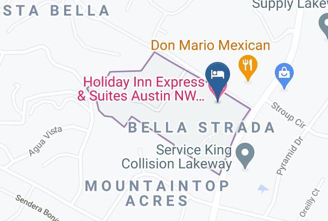 Travis - Holiday Inn Express & Suites Austin Nw Lakeway Maps