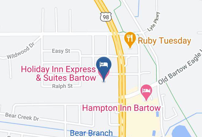 Polk - Holiday Inn Express & Suites Bartow Maps