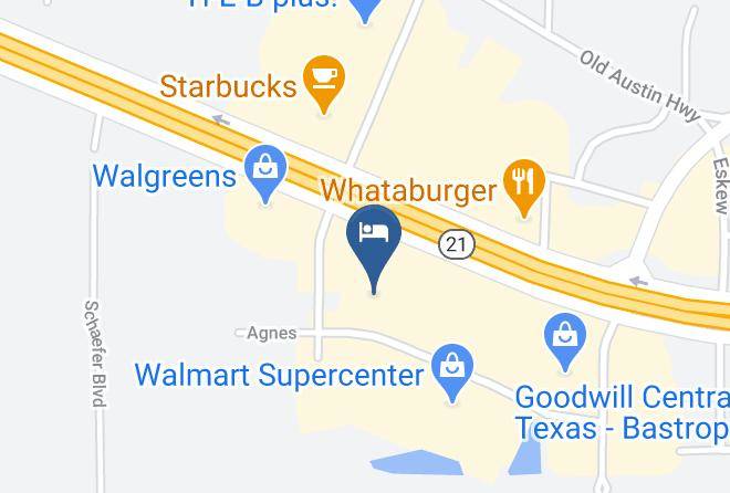 Bastrop - Holiday Inn Express & Suites Bastrop Maps