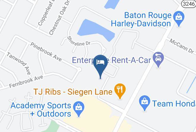 East Baton Rouge Par - Holiday Inn Express & Suites Baton Rouge East Maps