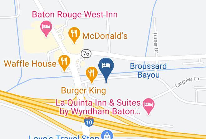 Holiday Inn Express & Suites Baton Rouge Port Allen Map