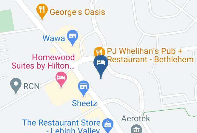 Northampton - Holiday Inn Express & Suites Bethlehem Arpt Allentown Area Maps