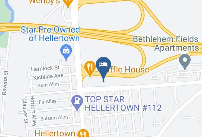 Holiday Inn Express & Suites Bethlehem Map
