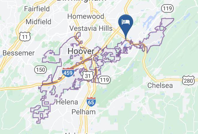 Holiday Inn Express & Suites Birmingham Inverness 280 Map