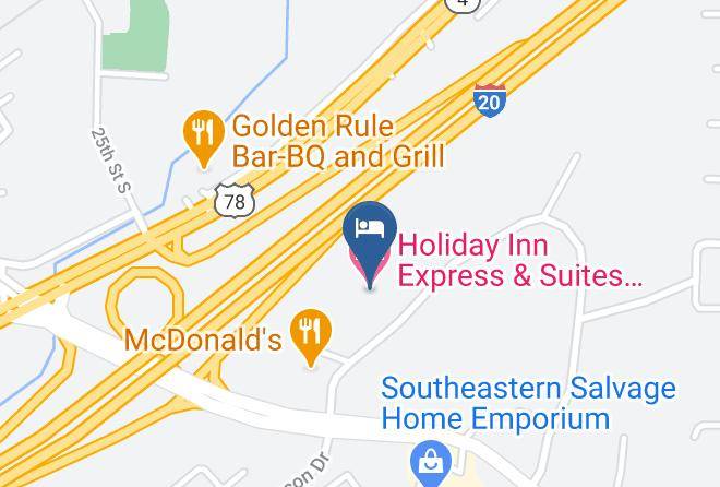Jefferson - Holiday Inn Express & Suites Birmingham Irondale Maps