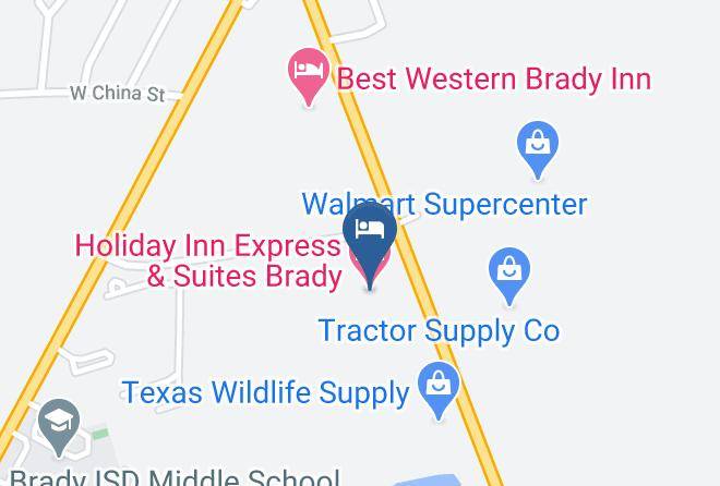 Mcculloch - Holiday Inn Express & Suites Brady Maps