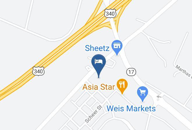 Holiday Inn Express & Suites Brunswick Harpers Ferry Area Map