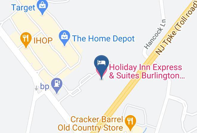 Burlington - Holiday Inn Express & Suites Burlington Mount Holly Maps