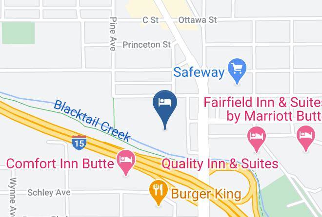 Silver Bow - Holiday Inn Express & Suites Butte Maps