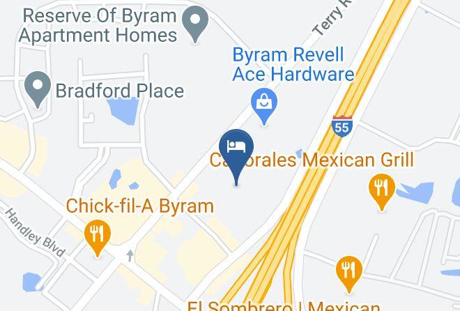 Holiday Inn Express & Suites Byram Map