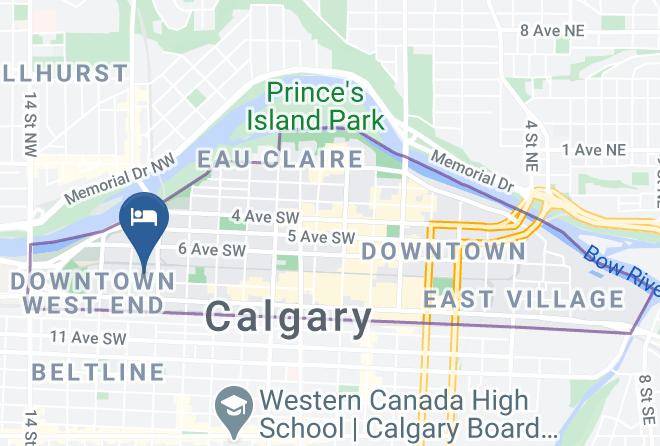 Division 6 - Holiday Inn Express & Suites Calgary Maps