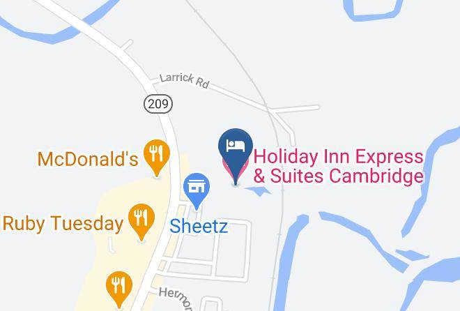 Guernsey - Holiday Inn Express & Suites Cambridge Maps