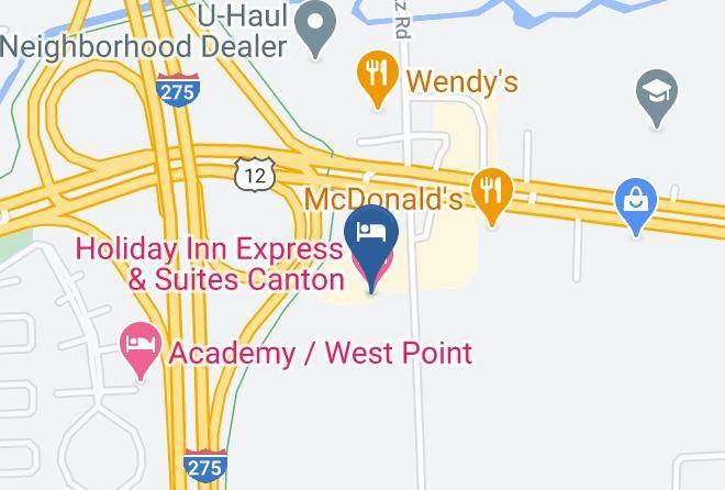 Wayne County - Holiday Inn Express & Suites Canton Maps