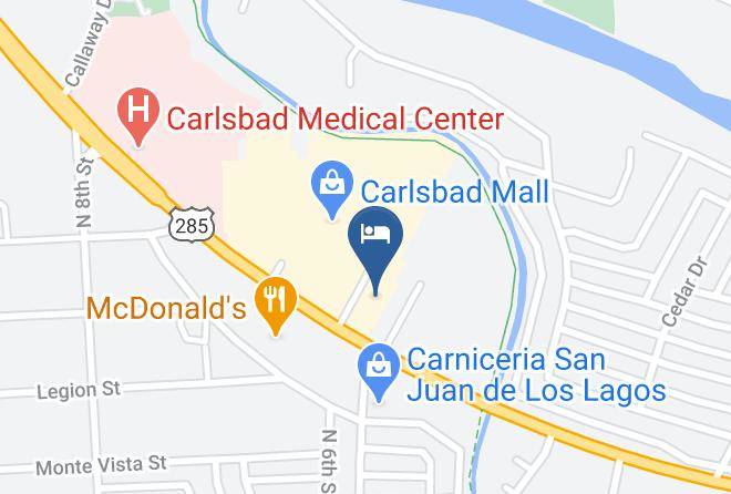 Eddy - Holiday Inn Express & Suites Carlsbad Maps
