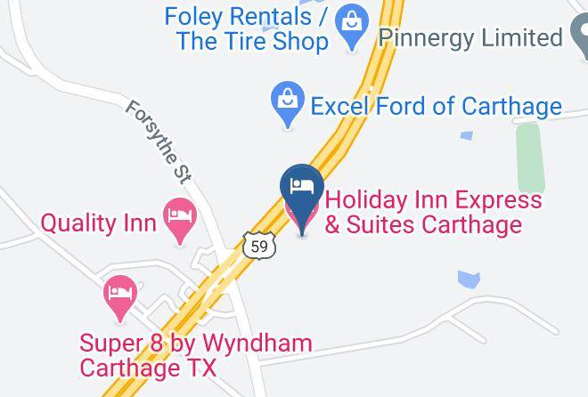 Panola - Holiday Inn Express & Suites Carthage Maps