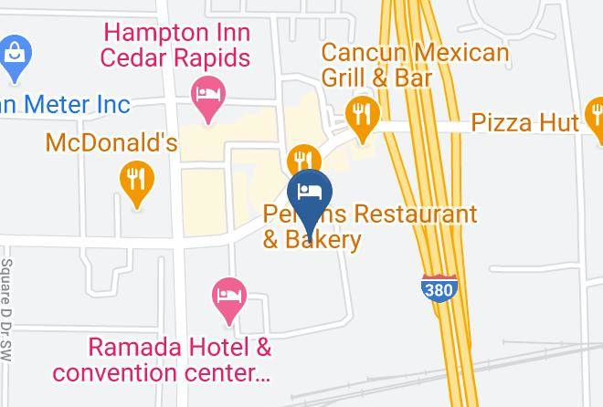 Holiday Inn Express & Suites Cedar Rapids I 380 33rd Ave Map