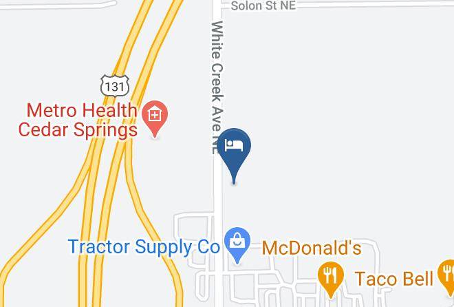 Kent County - Holiday Inn Express & Suites Cedar Springs Grand Rapids N Maps