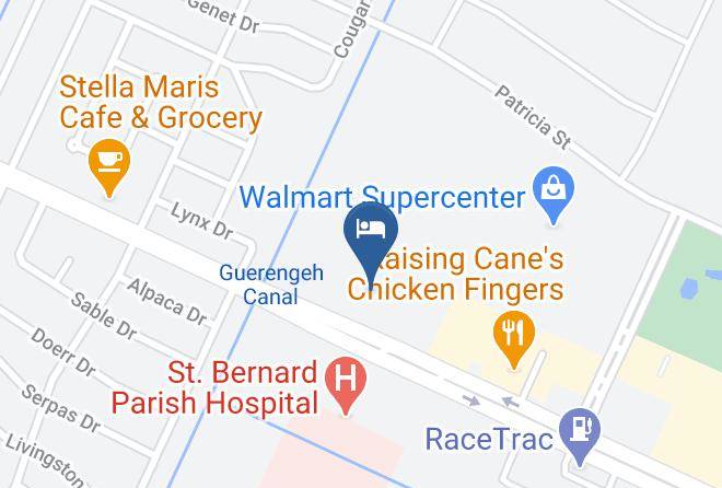 St Bernard Par - Holiday Inn Express & Suites Chalmette New Orleans S Maps