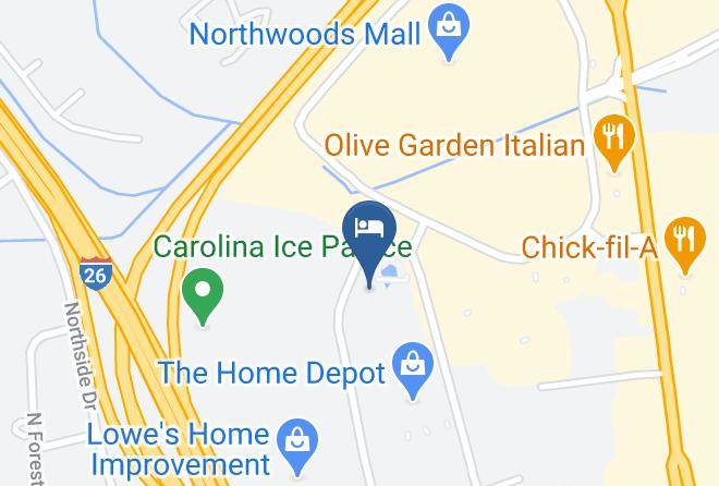 Charleston - Holiday Inn Express & Suites Charleston Ashley Phosphate Maps